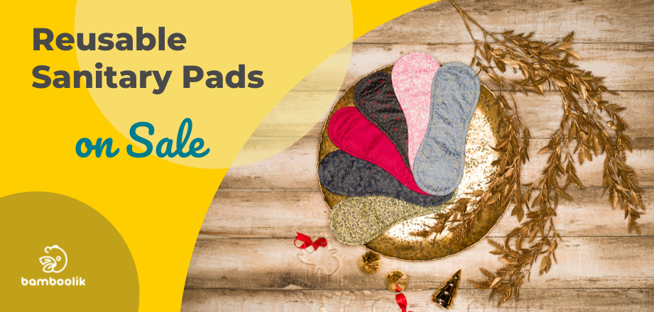 Reusable Sanitary Pads on Sale - Bamboolik